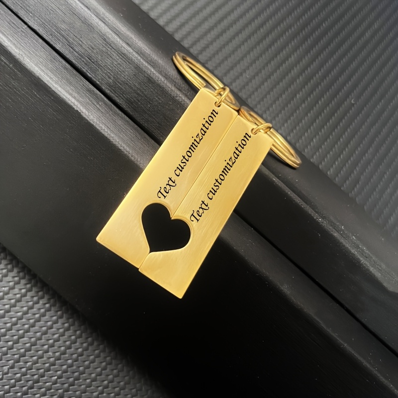 Custom Stainless Steel Initials Lock for Couples