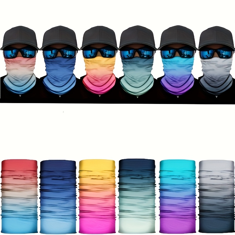 TEMU 6 Pezzi Bandane Stampa Cielo Stellato, Sciarpa Senza Cuciture, Fascia per Capelli, Bandana Antivento per e Donne, per Moto, Ciclismo, Sci, Feste