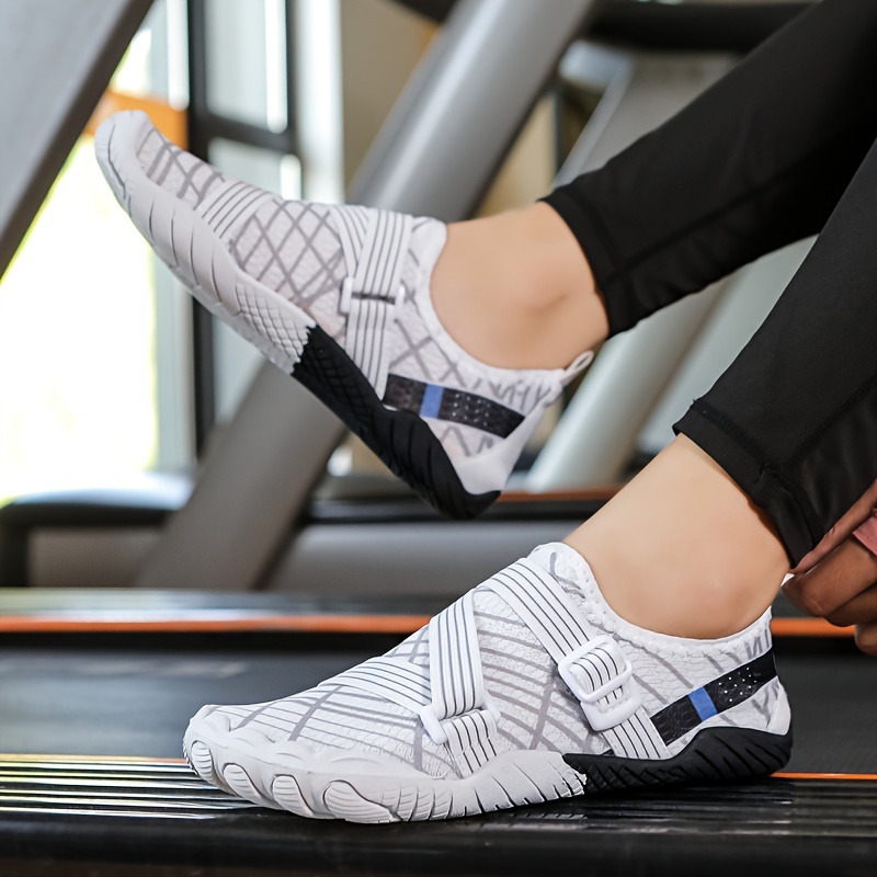 Zapatillas Unisex para Interior, Correr, Cinta de Correr y Entrenamiento  de Parte de Tela Transpirable de Goma Acolch