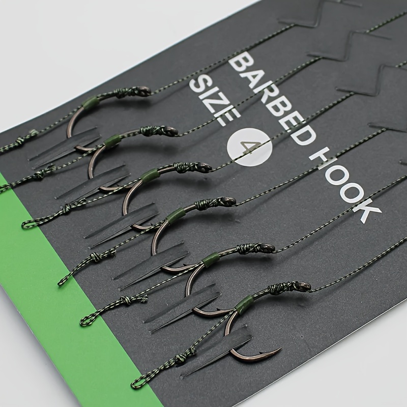 

6 Pcs Carp - Size 4 - - Rigtrip