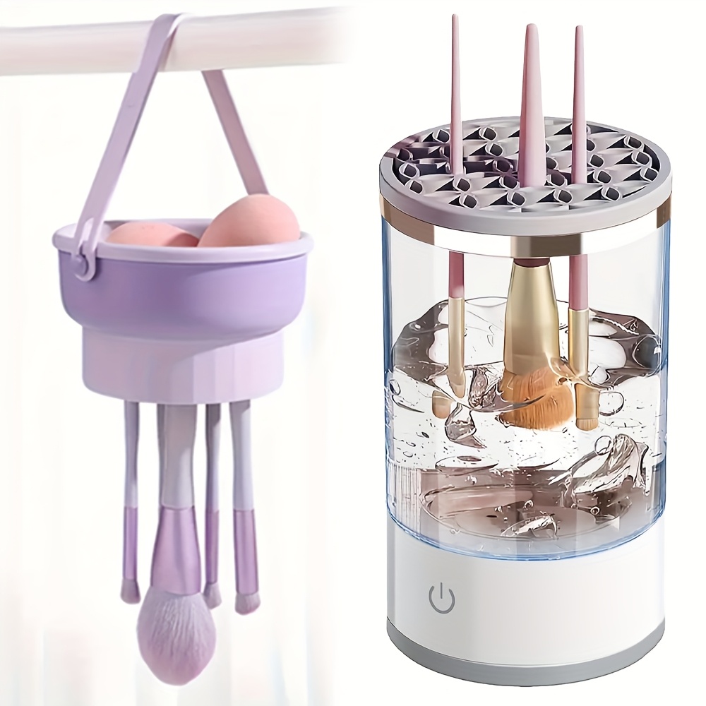 

2- Set - Makeup And Makeup , Makeup Cleaning Bowl And Makeup Organizer For Air-drying Makeup Brushes, Conveniently Air-drying Makeup Brushes Cleaning