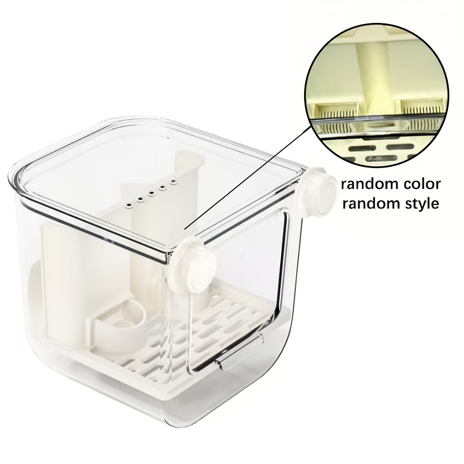 1pc Random Style Bird Feeding Supplies Myna Cockatiel Peony Tiger Parrot Supplies Bird Feeding, Watering Supplies