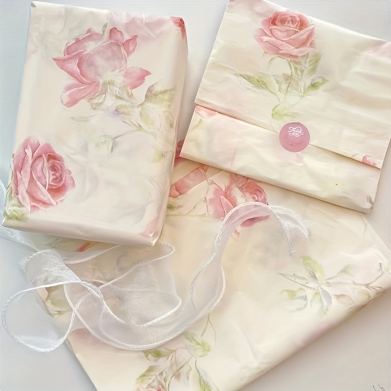 

Butter Sydney Paper Thin Paper Broken Flower Porcelain Paper Gift Wrapping Paper Bouquet Wrapping Wrinkle Paper