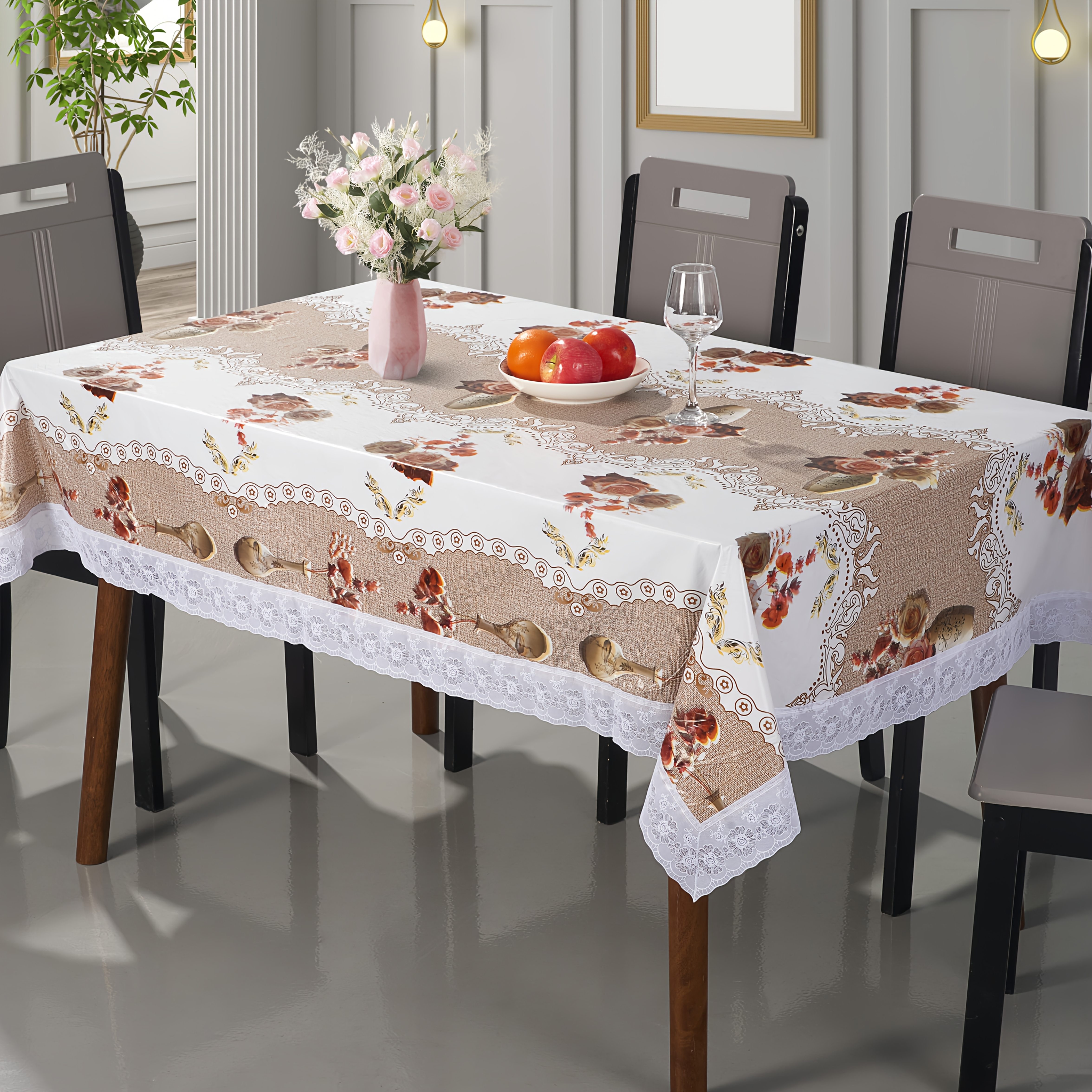 steingut geschirr beige LuxusKollektion Kombiservice Set 6 Personen 18-tlg Steinzeug Reaktive Glasur Saturn Khaki Farbe:Imperia Parelmoer #18