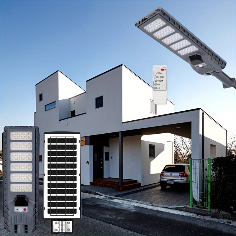 

1 Pack Outdoor Solar Wall Light, Super Bright Solarlight, Sensor Street Light With Remote Control, 3 Modes, Motion Sensor Solar Light For Street, Garden, Garage, Backyard, Front Door
