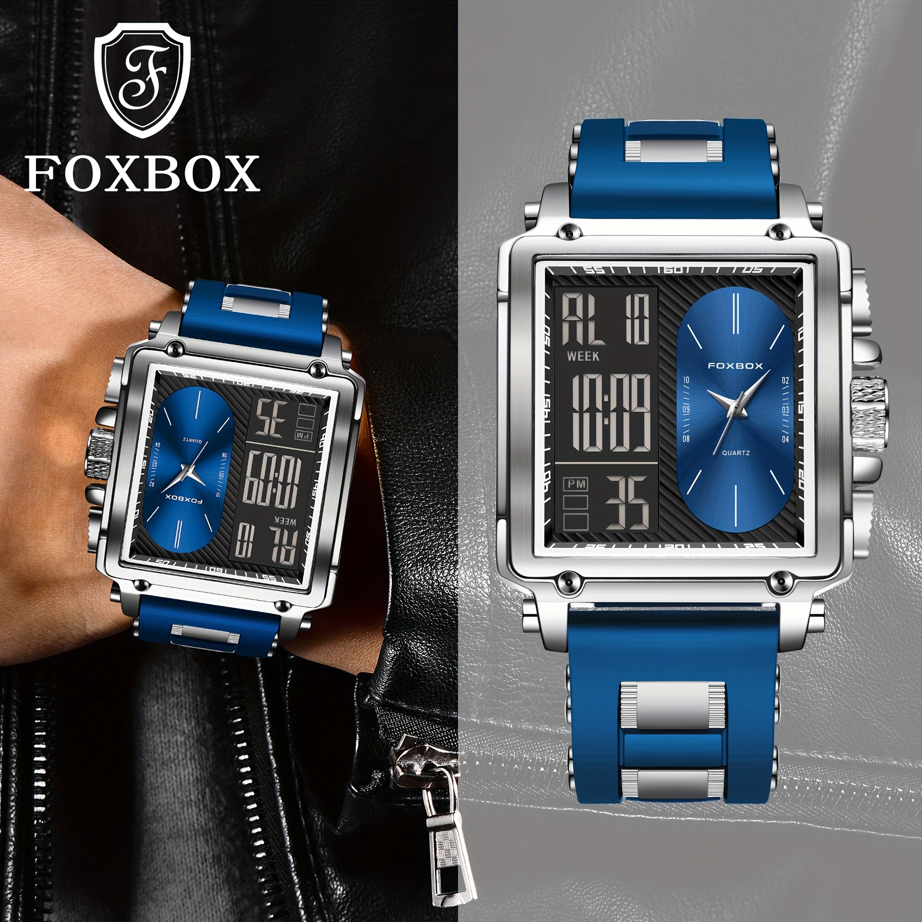 メンズ腕時計トップブランドオリジナルスポーツクォーツメンズ腕時計フルスチール防水クロノグラフ腕時計メンズレロジオ Masculino、ギフトに最適 -  ジュエリー・アクセサリー - Temu Japan