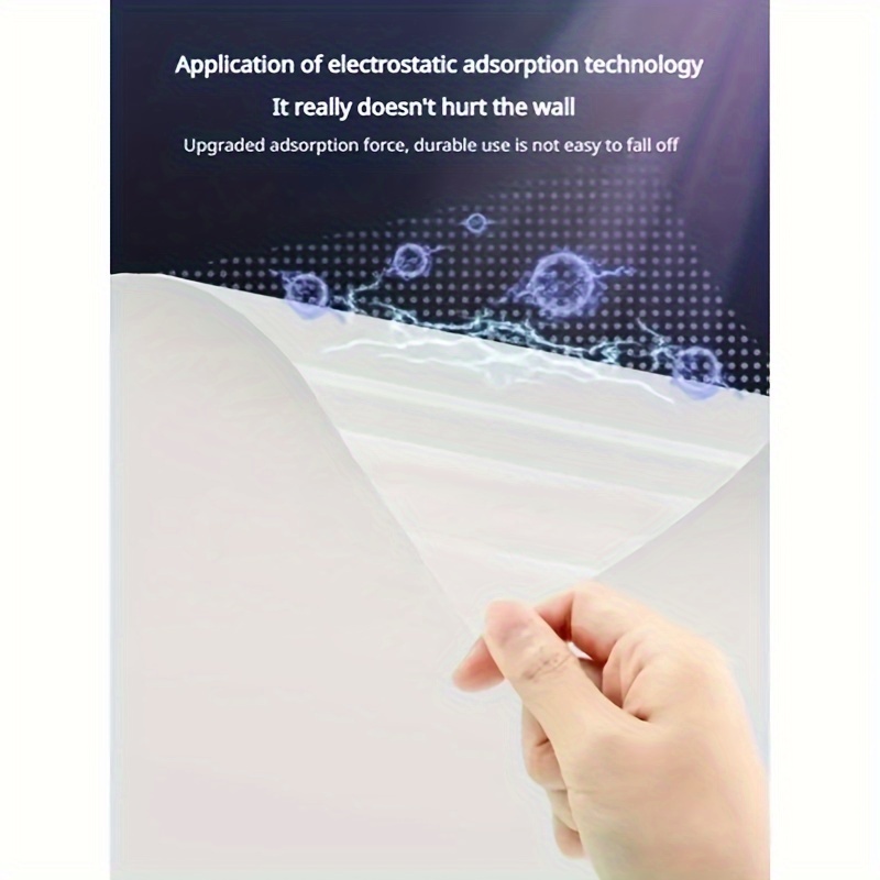 

Adsorption Whiteboard Wallpaper - Washable & Removable, Ideal For & Drawing, Protective Decor For , Soft Surface For