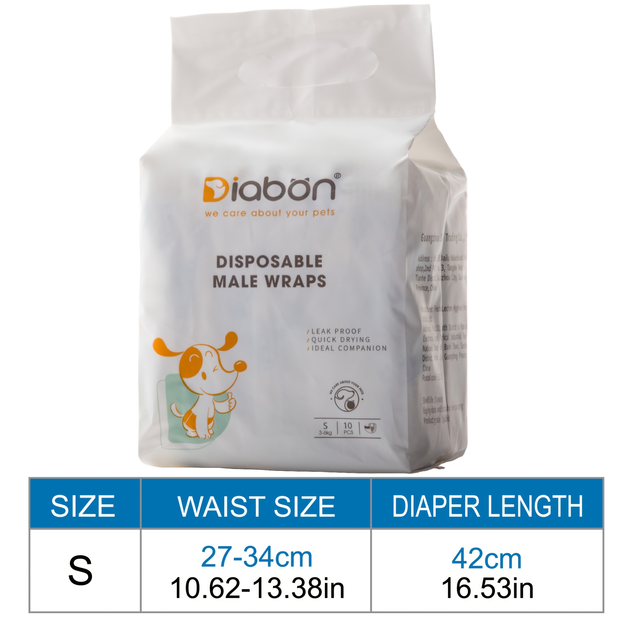 Image of Premium Disposable Dog Diapers - Ultra-absorbent Pet Diapers For And Leak Protection, Ideal For Puppies, Elderly Dogs, Surgery Recovery, Incontinence Solutions