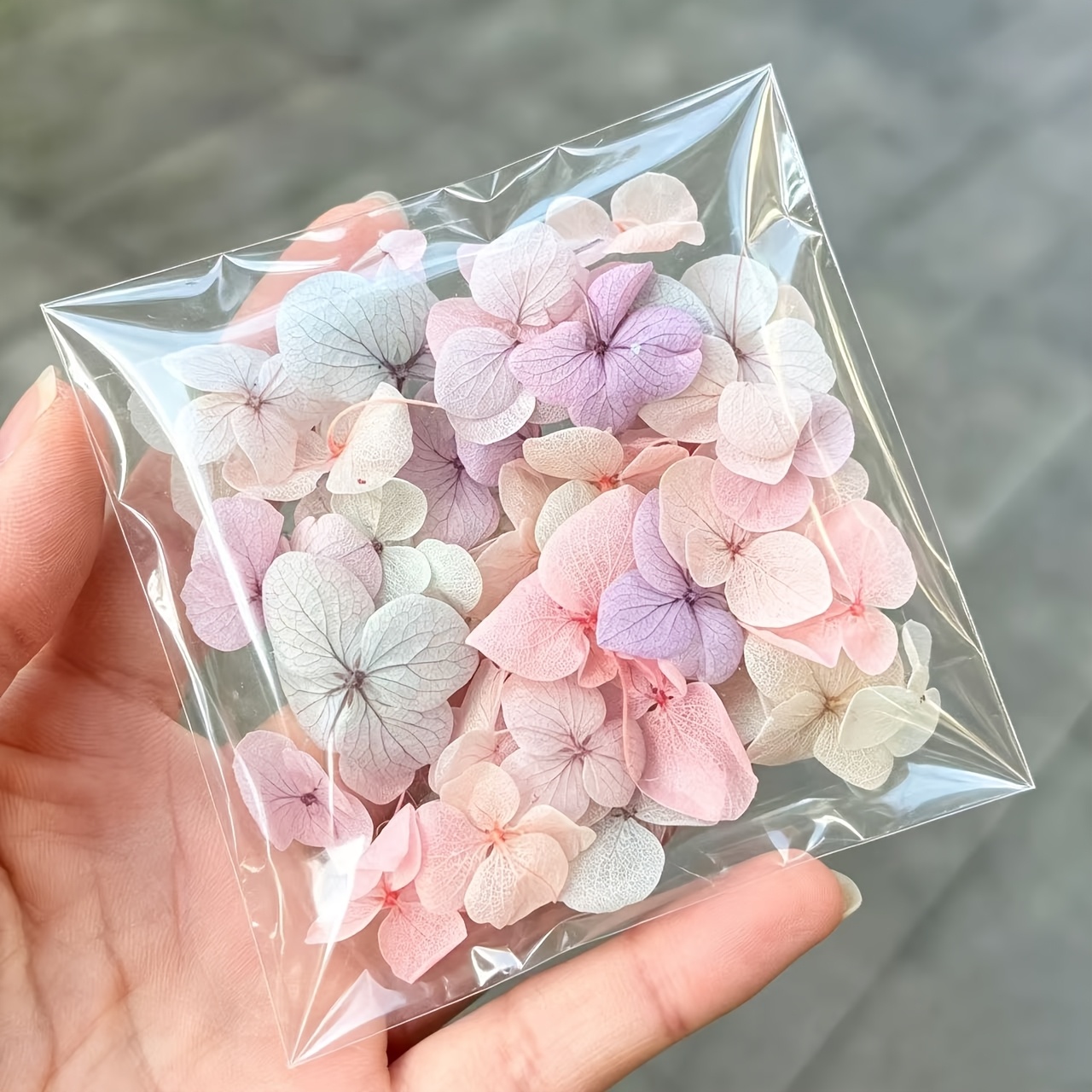 Gradient Hydrangea Simulation, Suitable For Home Decor, Nail Jewelry, Creative Makeup, Resin Bookmark Album, Craft, Wedding Proposal, Valentine's Day And Christmas