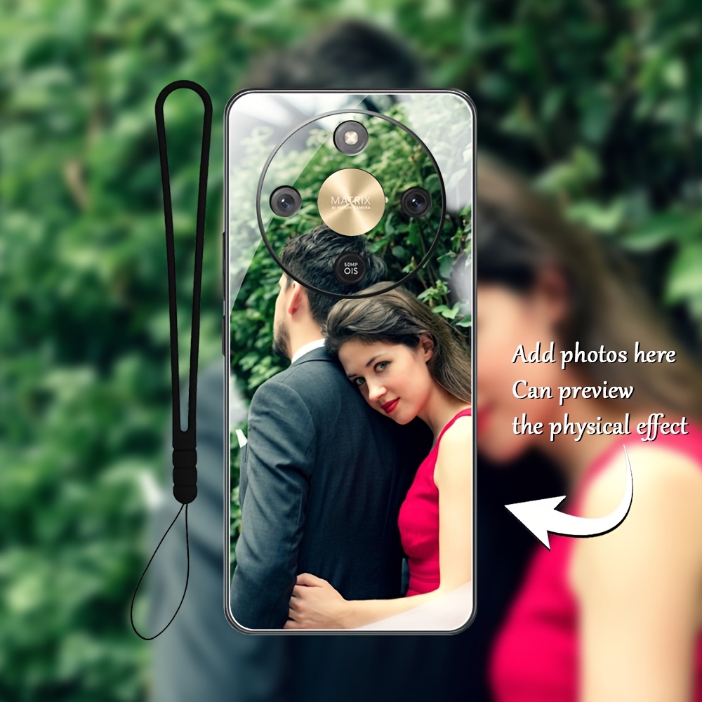 TEMU para Teléfono - Personalizada con Cordón y Espejo, Cobertura Total, Adecuada para Modelos Honor Magic8Lite//8/8Pro/6/5/, De y Práctica, Se Puede