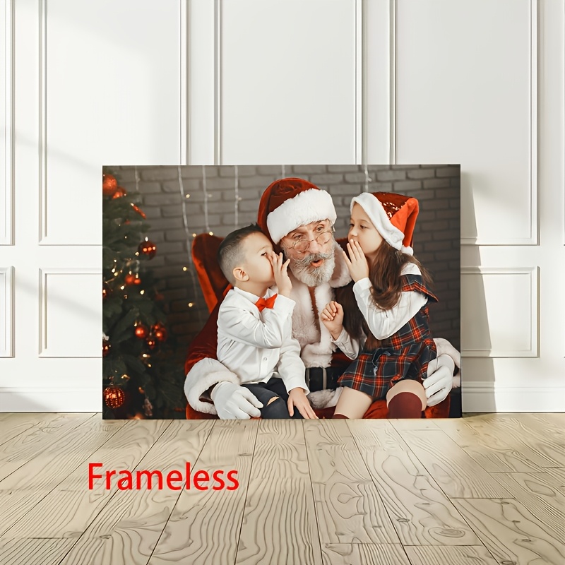 Custom Baby Photo Canvas Print - Frameless Wall Art