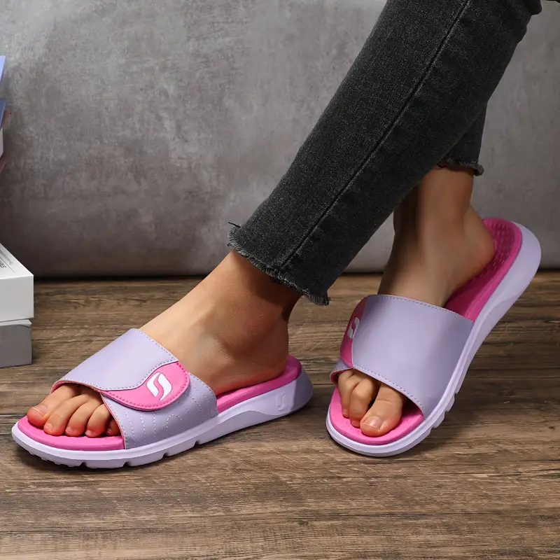 womens orthopedic slide sandals with adjustable hook and loop strap toe arch support shoes for casual wear beach and everyday use everyday footwear stylish fisherman footwear comfortable eva Product details 6