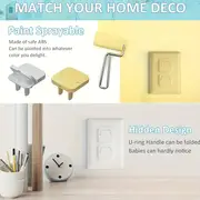 30 60pcs us outlet covers proofing outlet covers safety electric plug protectors to prevent details 5