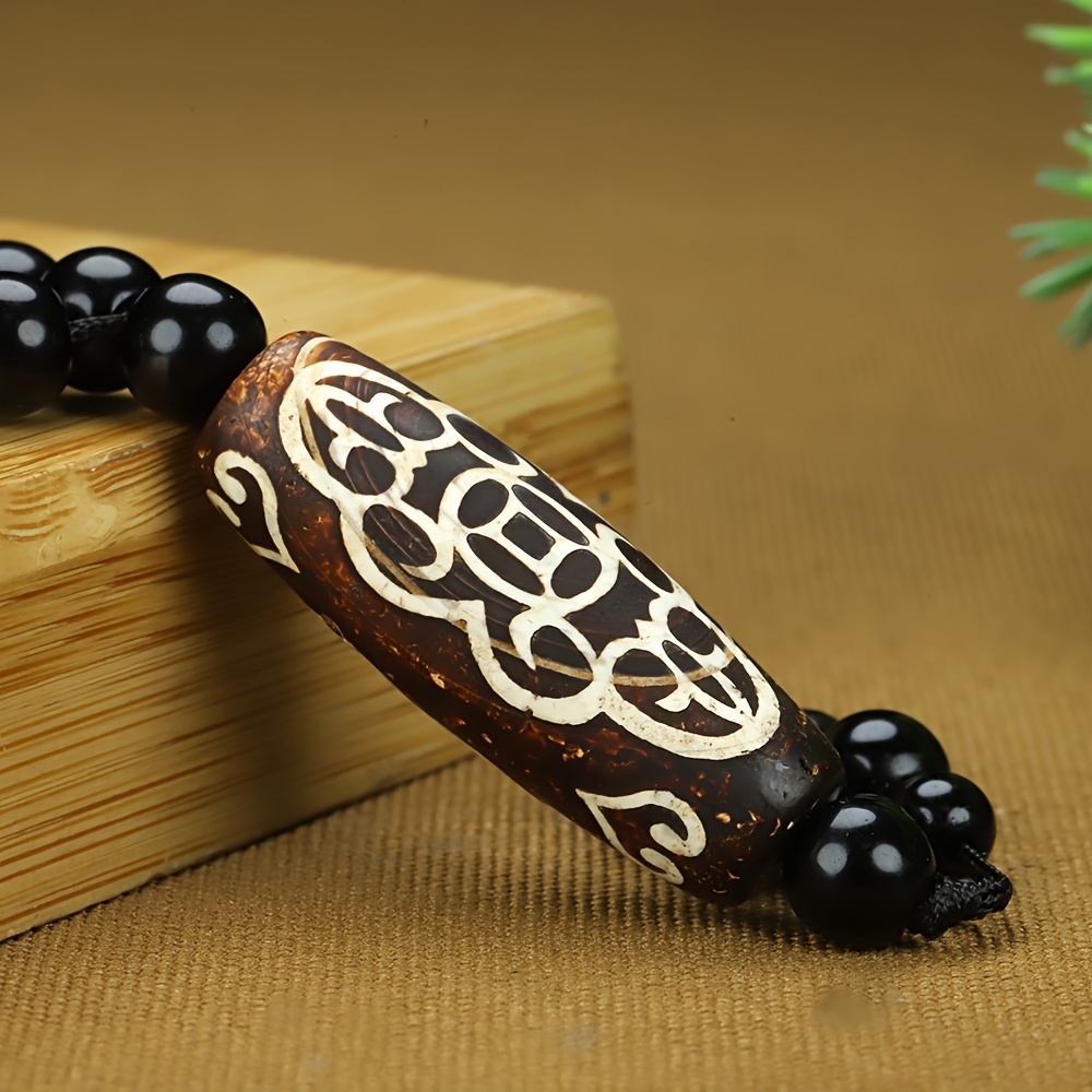 Bohemian Retro 9-Eye Sky Stone Bead Necklace