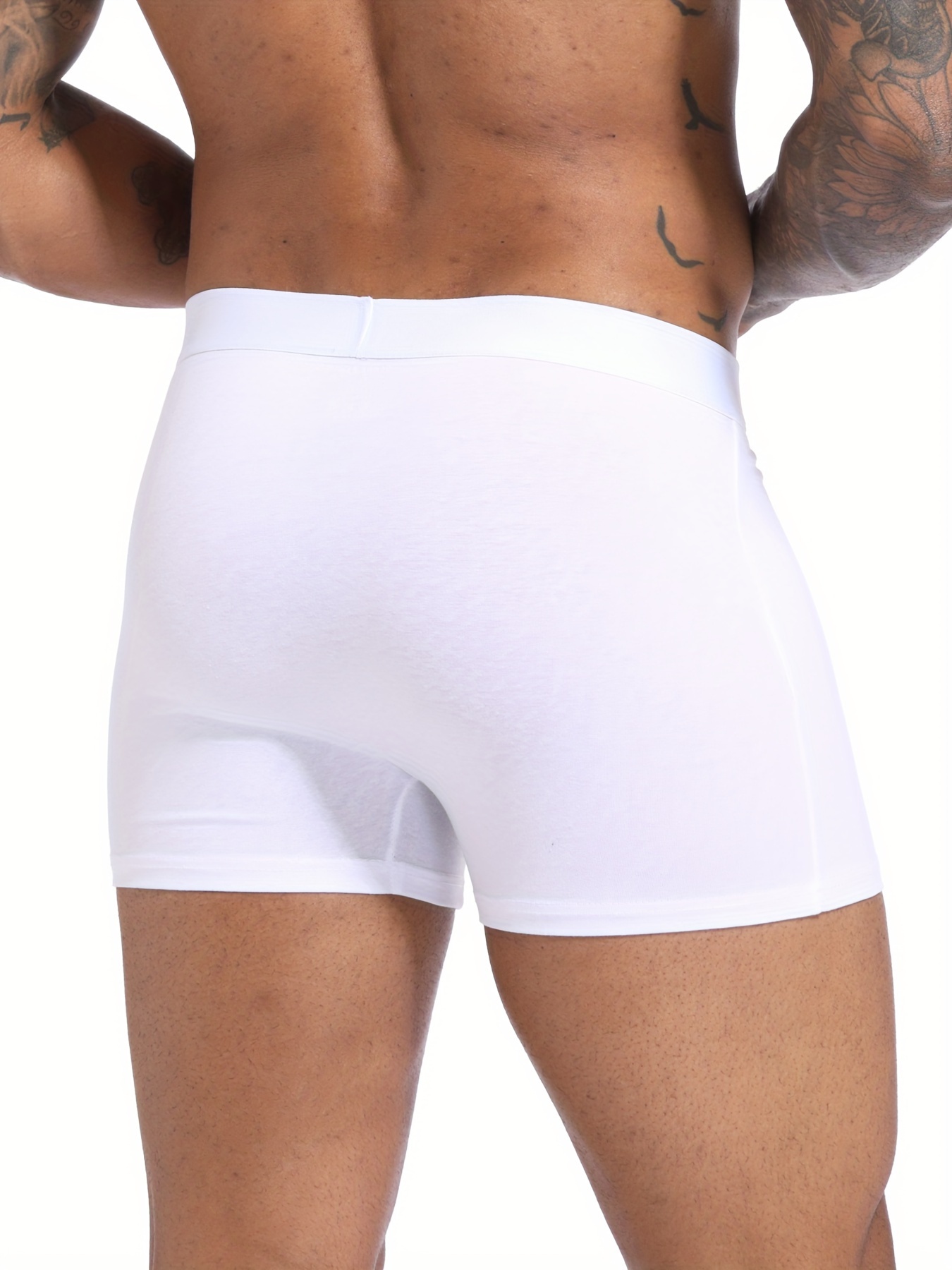 BaronHong Boxer Homme Taille Basse Sexy Imprimé Léopard Sous