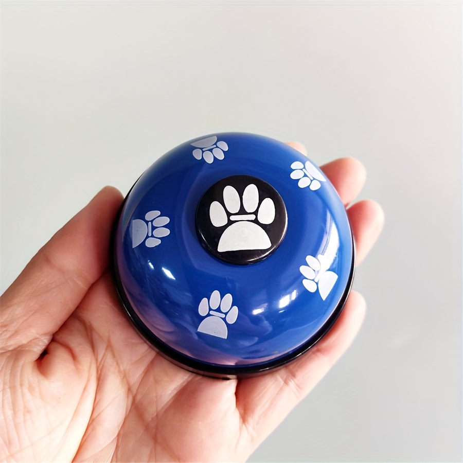 TEMU 1pc Pet Training Bell, Training Bell Trainer, Dog Paw Print Puppy Pet Potty Training Bell, Doorbell Notice Bell, Calling Bell, Teddy Ringer,