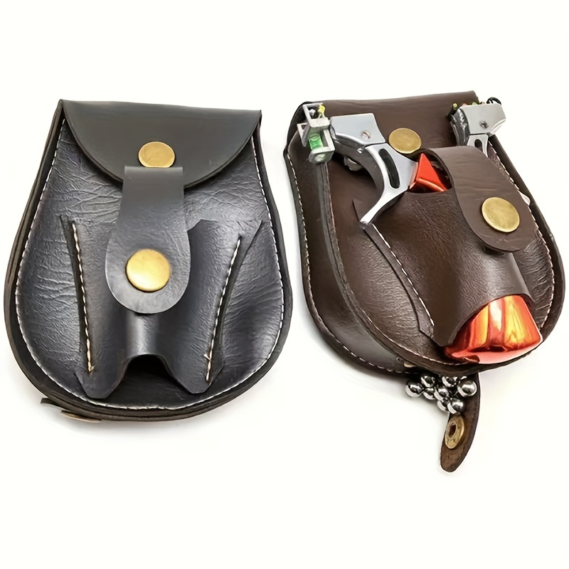 

Faux Leather Holster - Water-resistant, Adjustable Waist Case For Comfortable - Ideal For Hiking, Camping & Travel