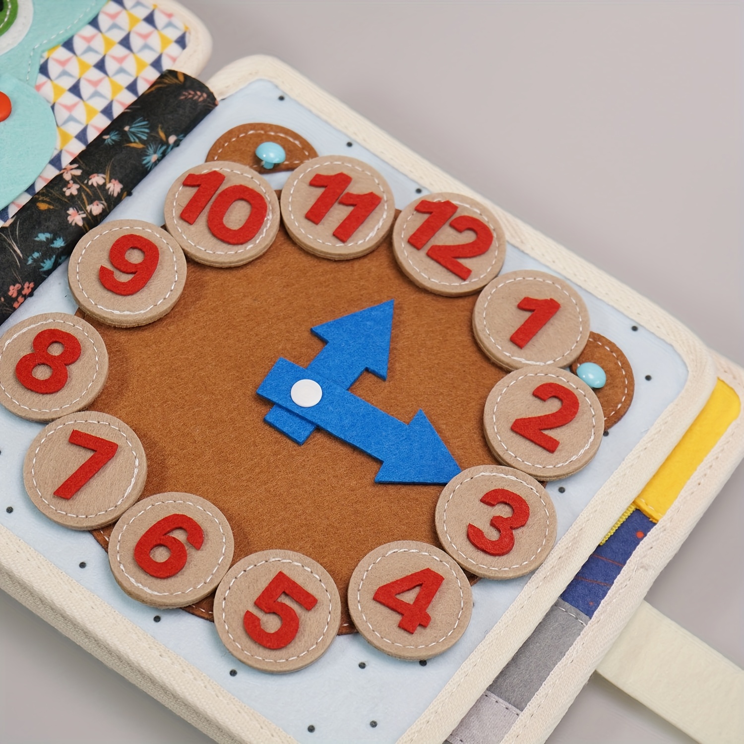 diy毛毡学习书-3d活动课堂互动故事书-课堂和家庭教育，年轻人学习玩具 商品详情 2