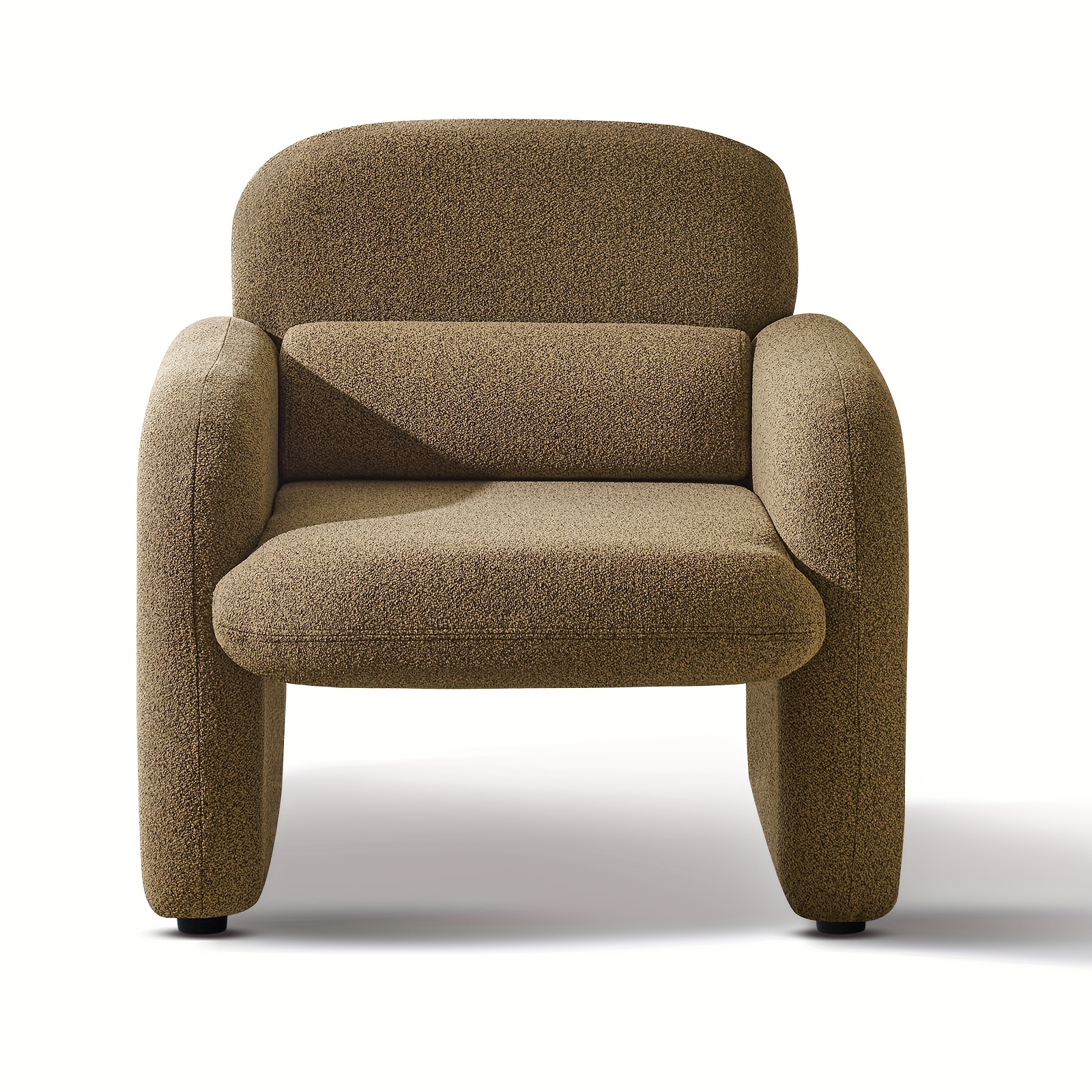 *-century modern accent chair, wide and deep seat chenille lounge chair,  living room single chair, armchair, reading chair, suitable for lounge, liv