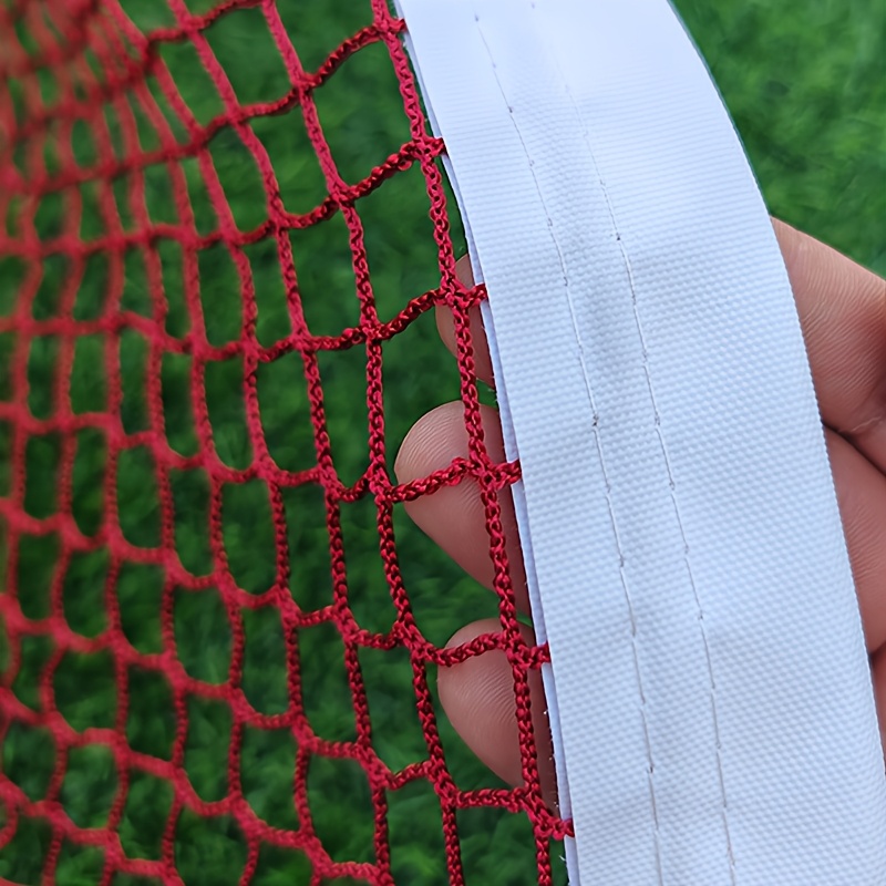 1pc 240 16in 29 92in multifunctional foldable badminton net durable polyester fiber professional specifications suitable for tennis volleyball courtyard training entertainment and competitions red and dark green Product details 9