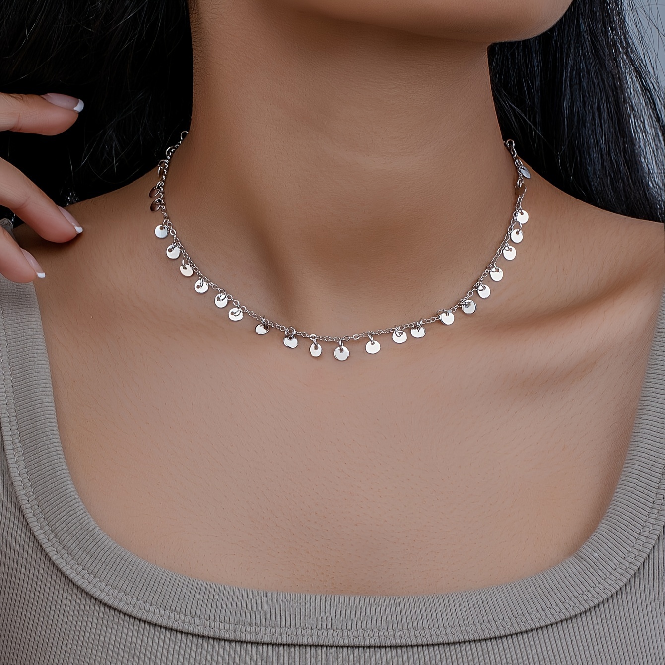 TEMU Una Collana Elegante e con Multipli Pendenti per Donne, per Vacanze, Compleanni, Appuntamenti, , , Matrimoni, Feste, Vacanze, Shopping, Lavoro e