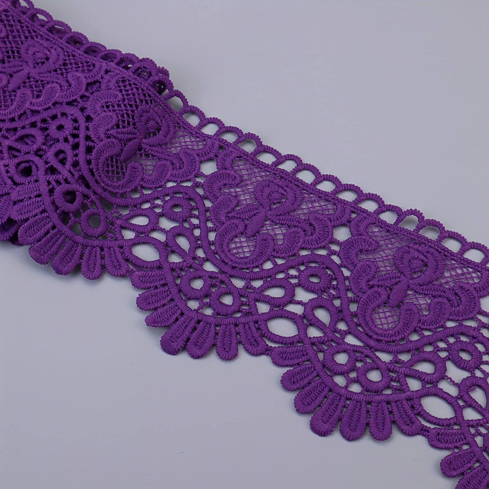 TEMU de Bordure en Dentelle Vénitienne pour Couture et Décoration Intérieure avec Motif