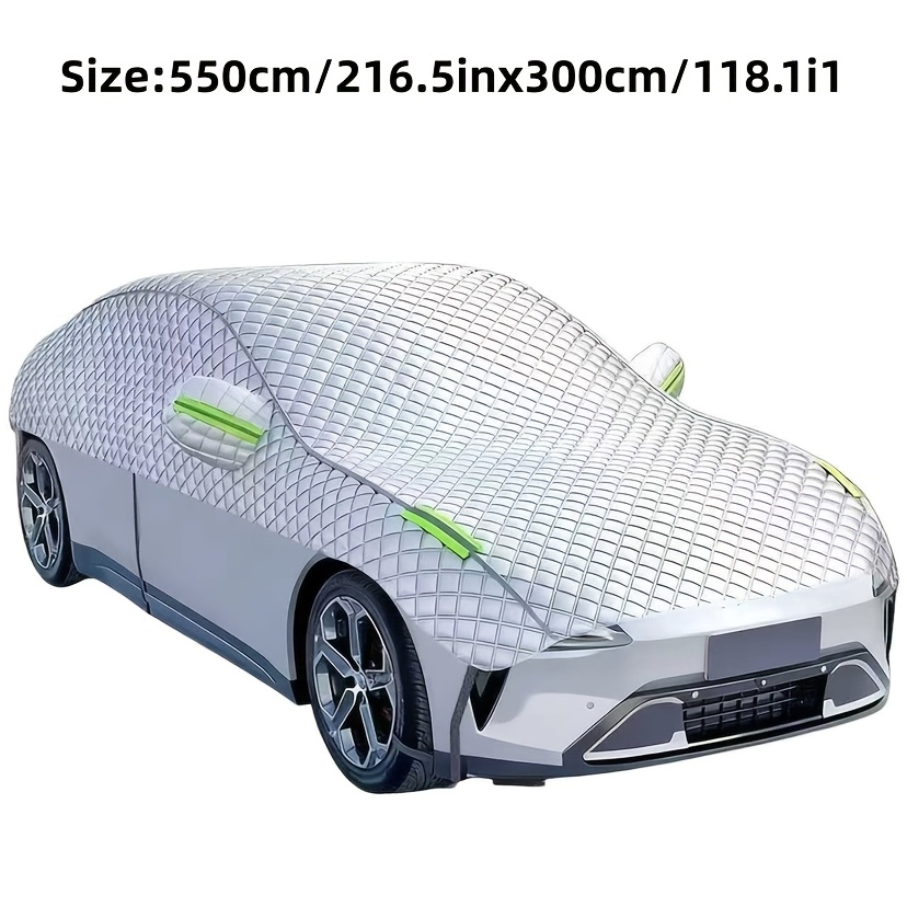 1pc heavy duty oxford cloth all weather cover compatible for suvs pickup fit   rain dust windproof car cover with off outdoor vehicle storage shield Product details 12