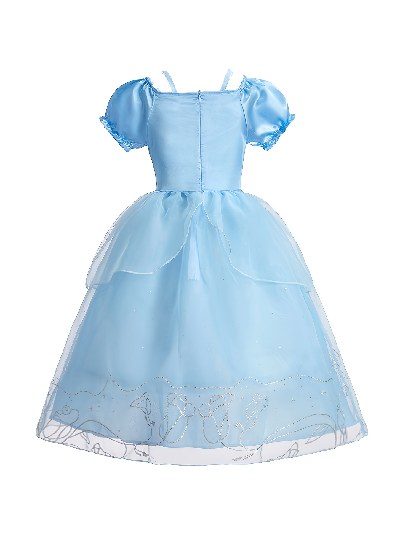 blue dress flats Adjustable Adult Women Slips 6 Ring Petticoat – BLUE ROSE DRESSES main image 1