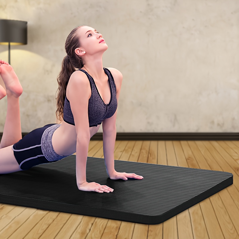 Extra Thick 8mm Yoga Mat for Men, Heavy Duty Workout Mat
