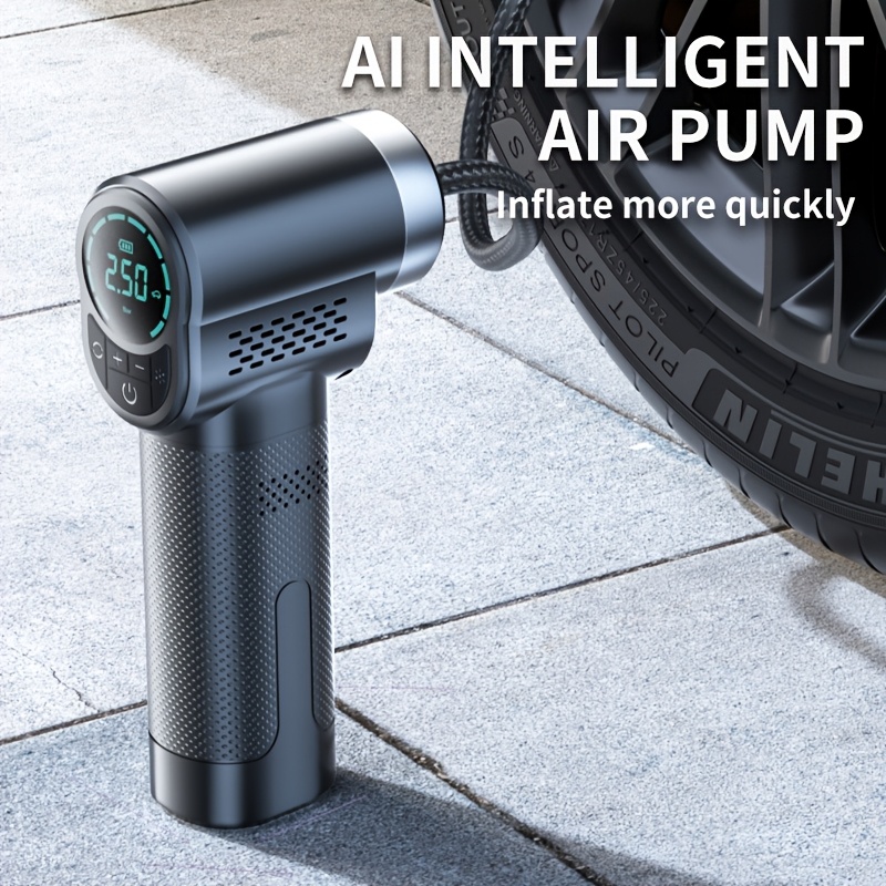 Mini Compressore 150 Psi Portatile Gonfiatore Pneumatico Presa Accendi Sigari Ruote Auto Moto Bici Camion Pneumatici 12v Con Filo - Foto 6