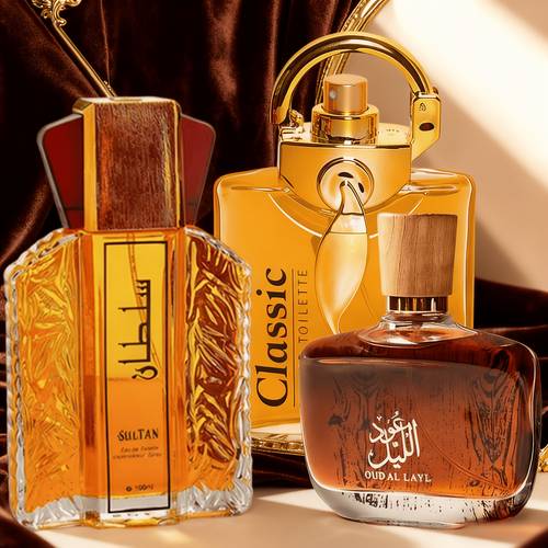 x 3 three different arabian mens fragrances long lasting rich and scents body spray suitable as a festive gift for affordable and suitable for and business use