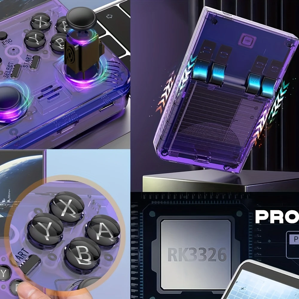 3 5 inch ips screen portable gaming toy pocket with long perfect gift for fathers day mothers day and details 2