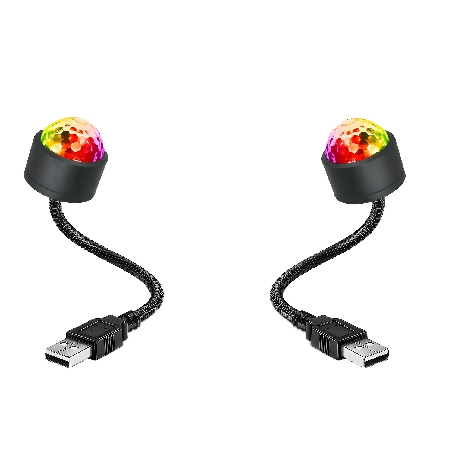2pcs roof starry sky usb night light led indoor music rhythm magic stage effect projection light led atmosphere light for roof indoor disco party