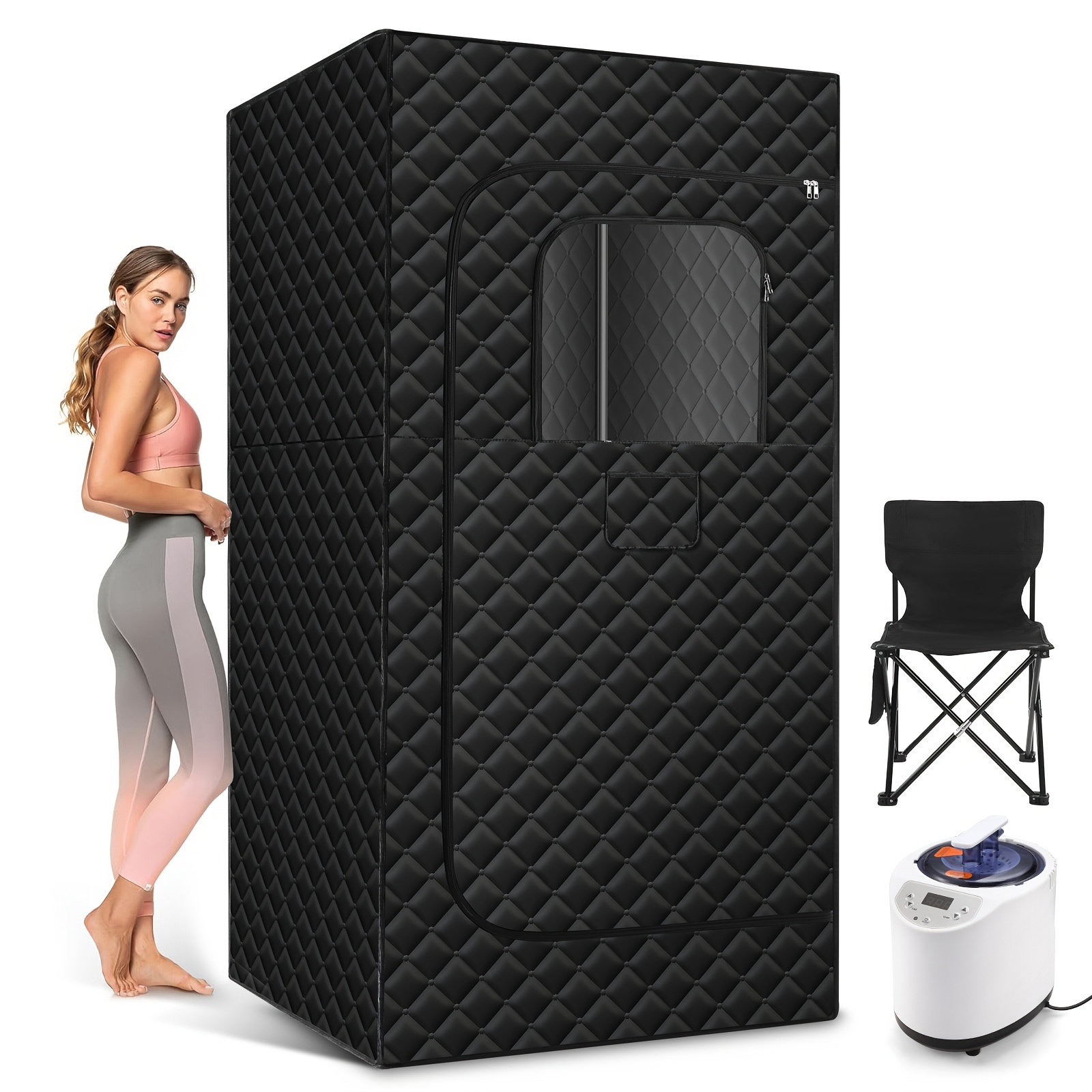 

Portable Sauna For , , Personal Sauna Sauna Spa 3l 110v , 2024 Sauna For Gym, Pilates, , Hot Tub36 * 36 * 71inch