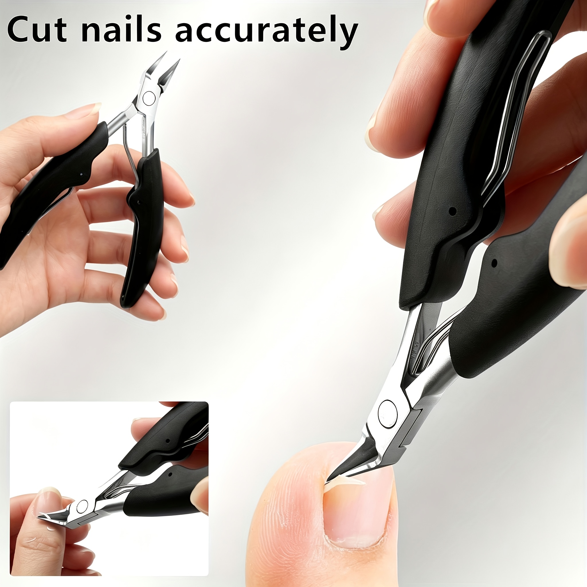Upgraded Heavy-Duty Stainless Steel Nail Clipper Set, 9pcs