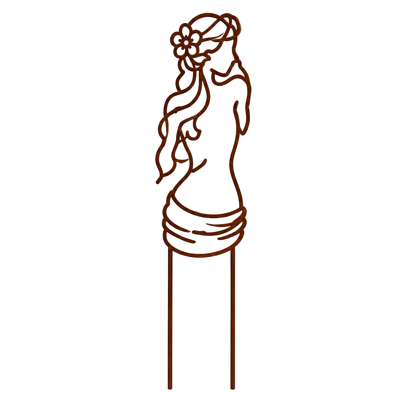 TEMU Arbre à Rose Élégant pour Femme, Cadre en Fer, Art en Fer Vintage , Minimaliste, Idéal pour la Décoration de Jardin, pour les Plantes Grimpantes