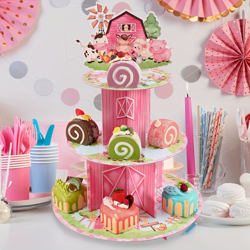 Kuromi Cupcake Toppers 3-Tier Hello Kitty Cupcake Stand Birthday