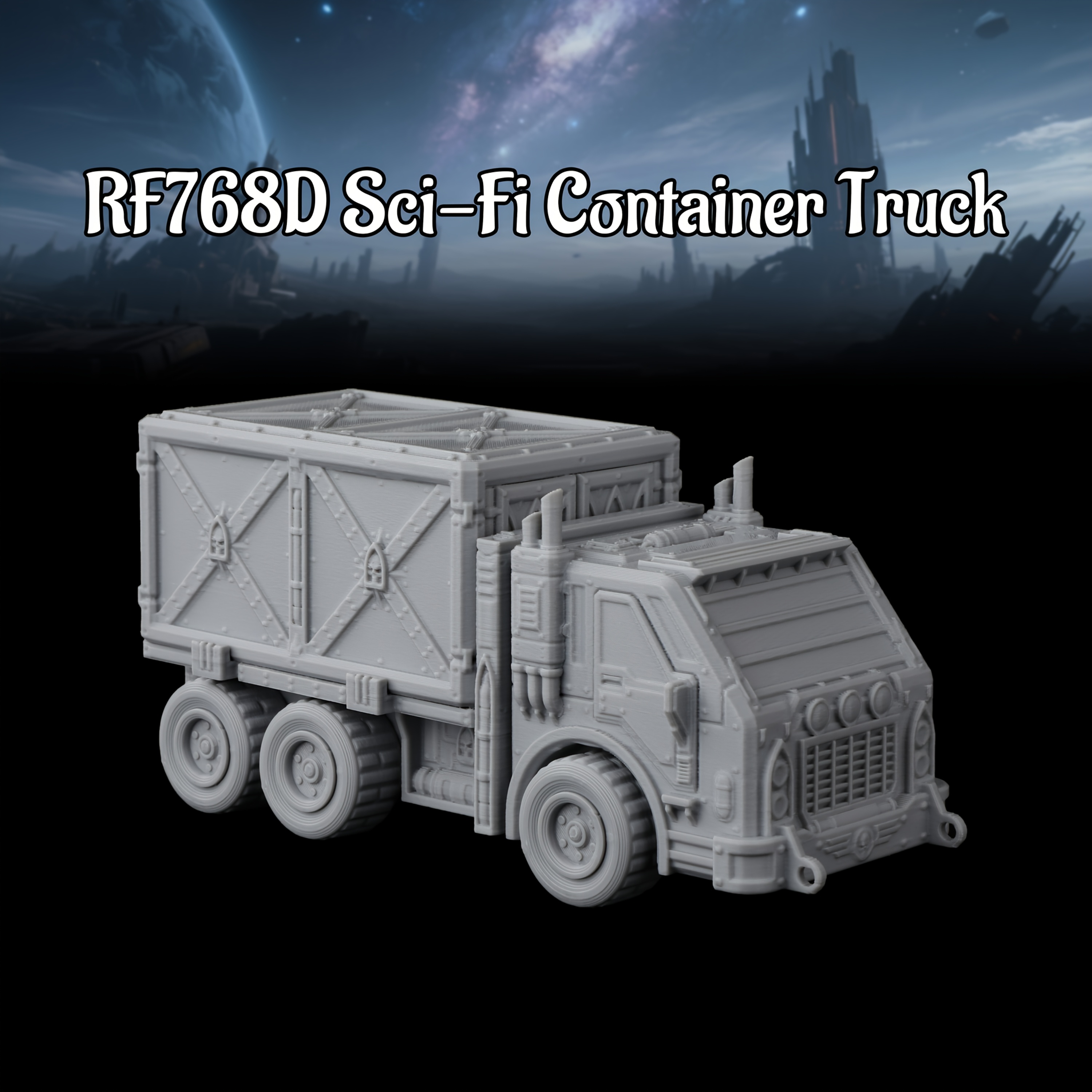 Sci-Fi Industrial Miniature Terrain Set RPG Collection