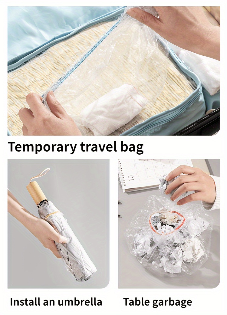   300 500pcs white   wrap disposable food cover food grade   keeping plastic bag   home kitchen picnic   accessories details 1