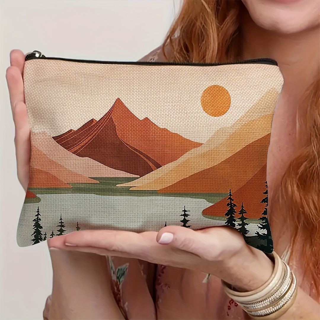 Bohemian Chic Cosmetic Bag With Turkish & , Zippered Travel Toiletry Pouch For Men And Women, Perfect Gift For