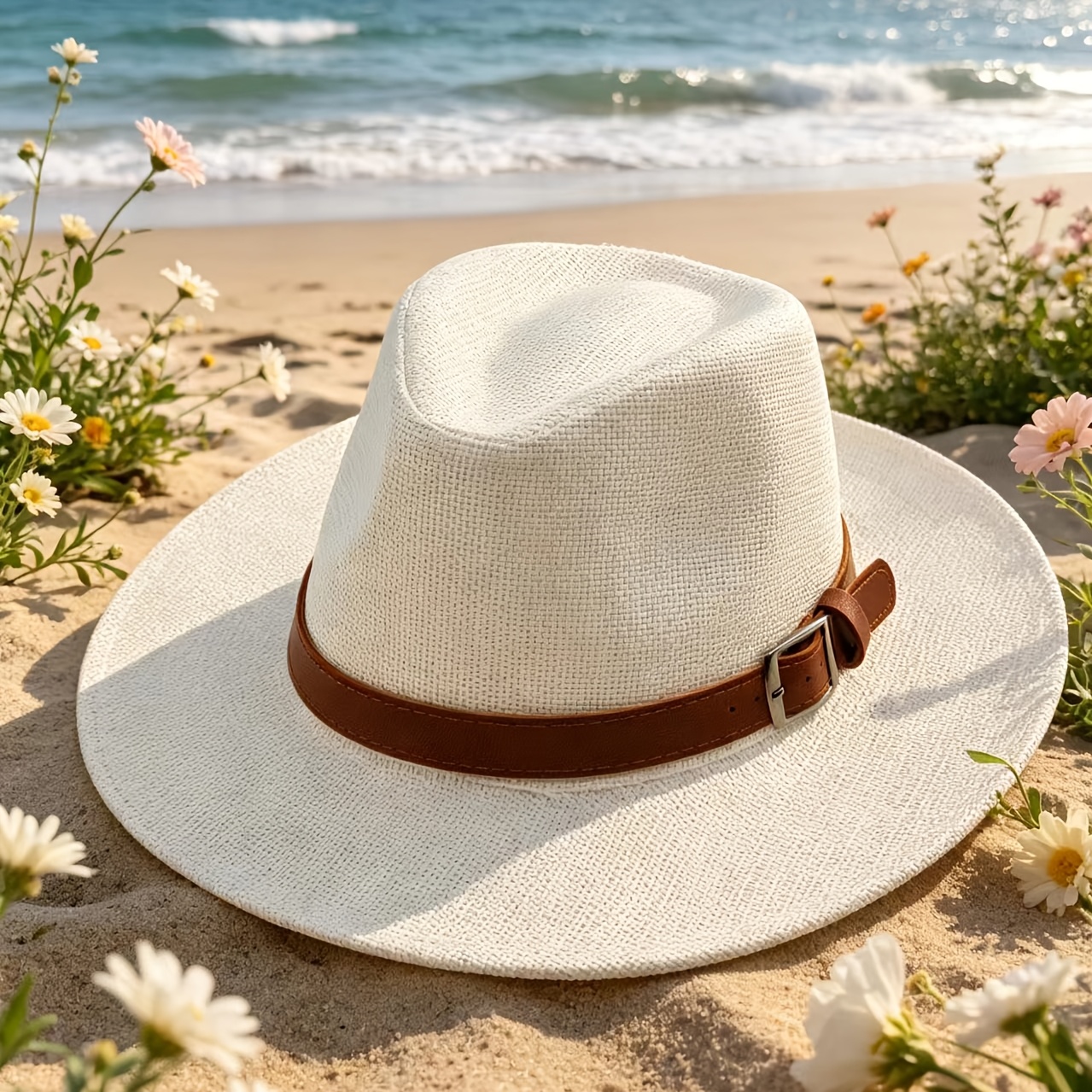 unisex panama hat outdoor beach sun hat unisex jazz hat