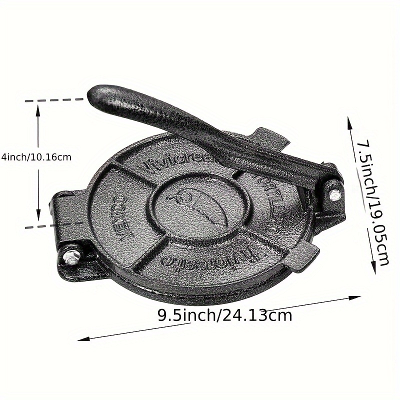 TEMU Vivicreate 7.5-inch Tortilla Press, Tortilla Press, Flour Tortilla Press, Flour Tortilla Press, Dough Press, Roast Meat Machine, Machine,