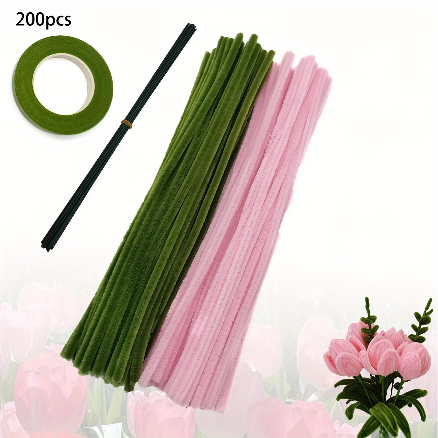 

200 Pcs - Cleaners , Iron Twist For Diy , Supplies, And (30cm Length)