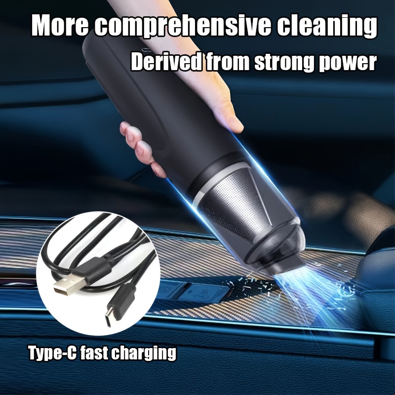 

Powerful And Versatile Portable Car Vacuum Cleaner With Strong Suction For Both Dry And Wet Use At Home And In The Car