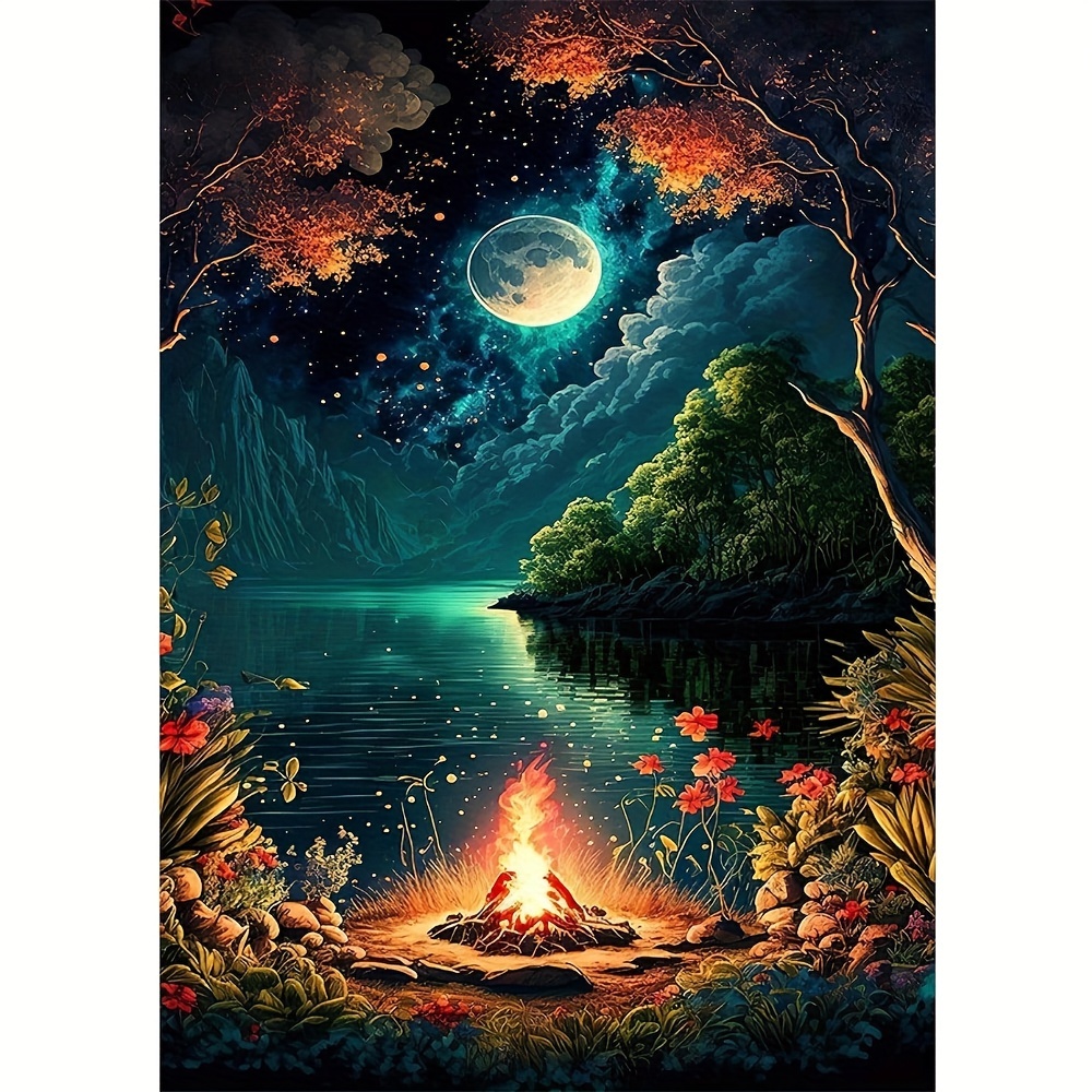 

30*40cm/11.8*15.7in Dly 5d Diamond Painting Full Diamond With Number Kits Home And Kitchen Fashior Mosaic Diamond Painting Canvas Wall Decoration Gift Crafts