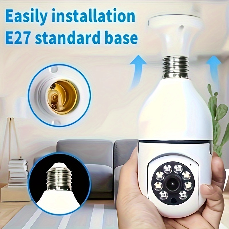 2 PCS Ease Life APP Caméra intelligente Wifi d'intérieur 1080p haute définition, connexion sans fil, objectif haute définition, rotation/zoom à 360°, vision nocturne couleur, audio bidirectionnel, suivi et détection de mouvement de la sécurité intérieure, avec projecteurs et sirènes