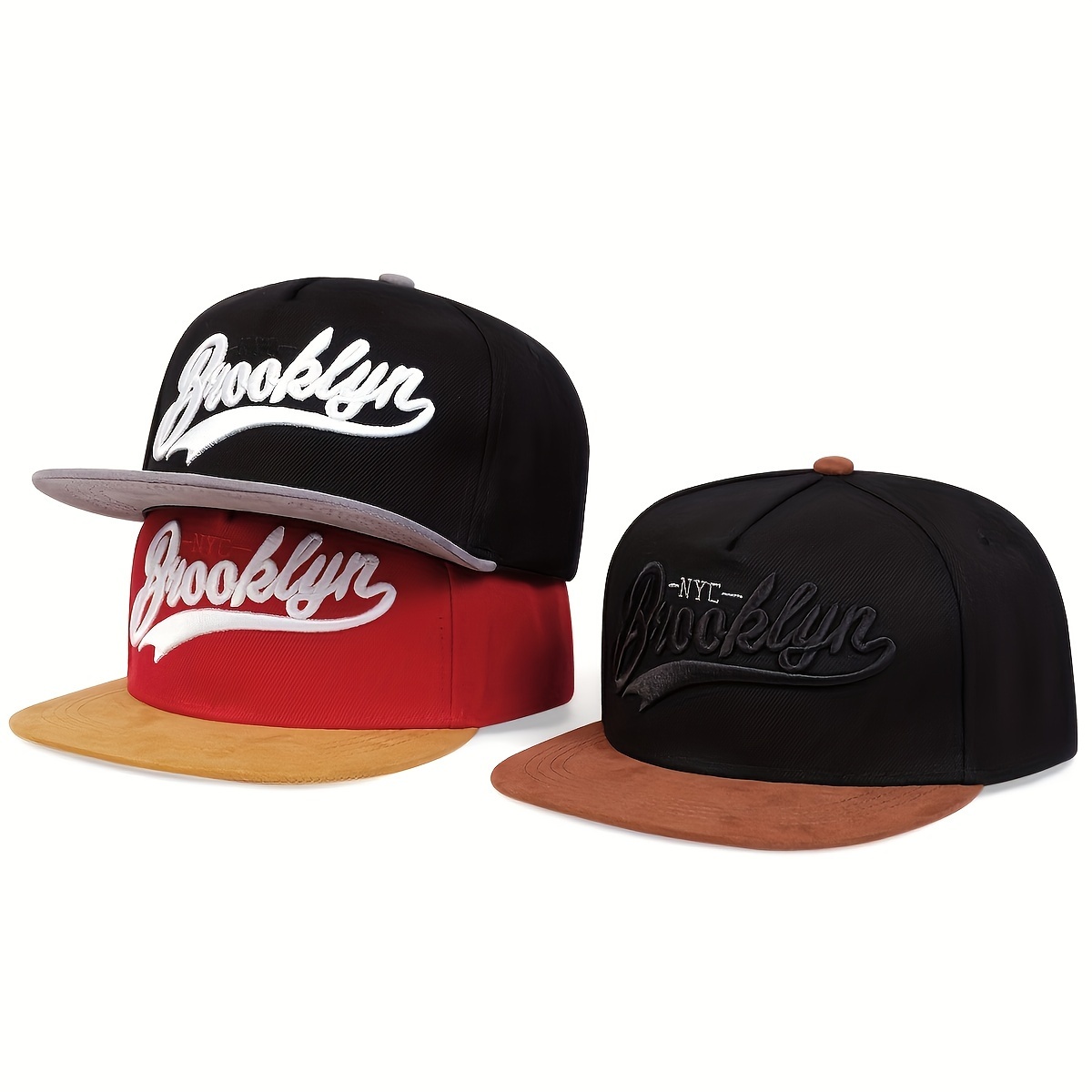 Los Angeles Brooklyn Patch Bucket Hat Black Casual Basin - Temu Canada