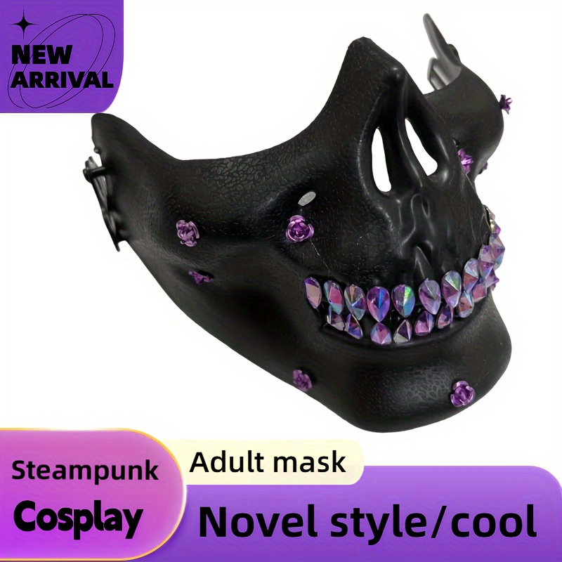 Adults' Steampunk Half Face Mask