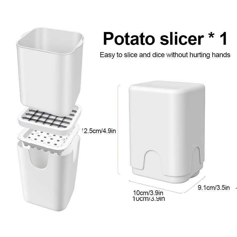 49 slot potato cutter a stainless steel potato slicing tool versatile vegetable slicer designed for safety and   suitable for   and commercial kitchen use Product details 3
