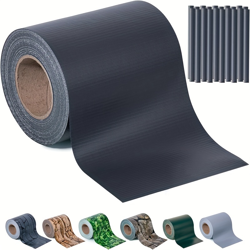 

Fence 35 M X 19 Cm .20 Clips, Fence Foil Pvc Strips Mats For Garden Fence, Balcony/ Colors